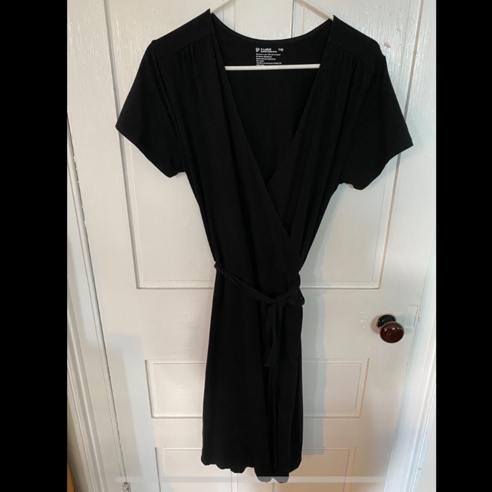 Pact | Wrap Dress in Black